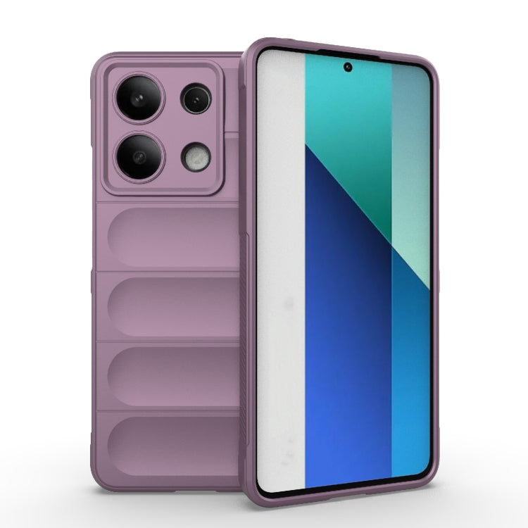 Magic Shield TPU + Flannel Phone Case, For Xiaomi Redmi Note 13 Pro 4G Global, For Xiaomi Redmi Note 13 4G Global