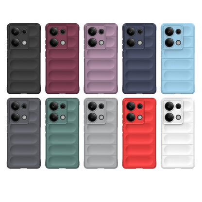 Magic Shield TPU + Flannel Phone Case, For Xiaomi Redmi Note 13 Pro 4G Global, For Xiaomi Redmi Note 13 4G Global