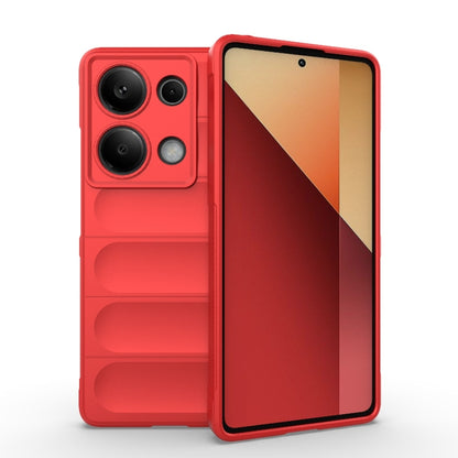 Magic Shield TPU + Flannel Phone Case, For Xiaomi Redmi Note 13 Pro 4G Global, For Xiaomi Redmi Note 13 4G Global