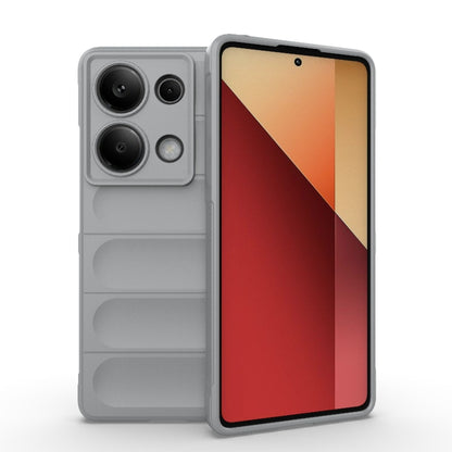 Magic Shield TPU + Flannel Phone Case, For Xiaomi Redmi Note 13 Pro 4G Global, For Xiaomi Redmi Note 13 4G Global