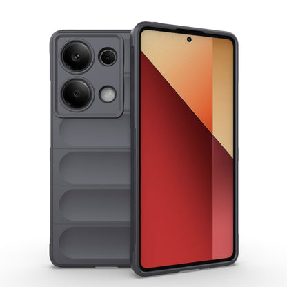 Magic Shield TPU + Flannel Phone Case, For Xiaomi Redmi Note 13 Pro 4G Global, For Xiaomi Redmi Note 13 4G Global