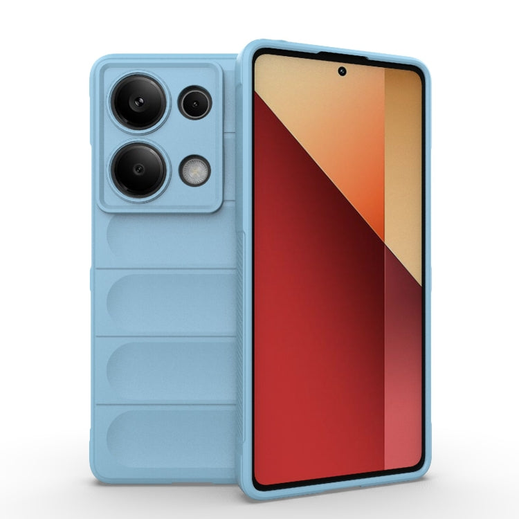 Magic Shield TPU + Flannel Phone Case, For Xiaomi Redmi Note 13 Pro 4G Global, For Xiaomi Redmi Note 13 4G Global