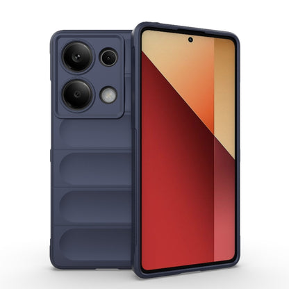 Magic Shield TPU + Flannel Phone Case, For Xiaomi Redmi Note 13 Pro 4G Global, For Xiaomi Redmi Note 13 4G Global