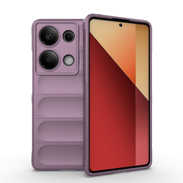 Magic Shield TPU + Flannel Phone Case, For Xiaomi Redmi Note 13 Pro 4G Global, For Xiaomi Redmi Note 13 4G Global
