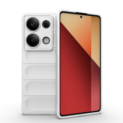 Magic Shield TPU + Flannel Phone Case, For Xiaomi Redmi Note 13 Pro 4G Global, For Xiaomi Redmi Note 13 4G Global