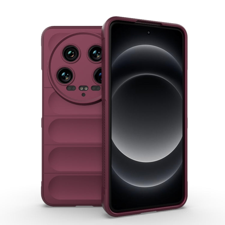 Magic Shield TPU + Flannel Phone Case, For Xiaomi Redmi Note 13R Pro 5G, For Xiaomi 14 Ultra