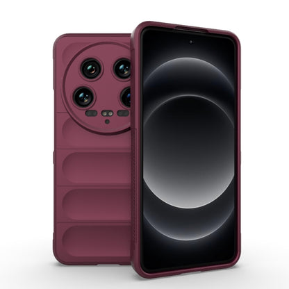 Magic Shield TPU + Flannel Phone Case, For Xiaomi Redmi Note 13R Pro 5G, For Xiaomi 14 Ultra
