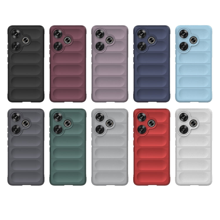Magic Shield TPU + Flannel Phone Case, For Xiaomi Redmi Turbo 3 5G, For Xiaomi Redmi A3 4G Global