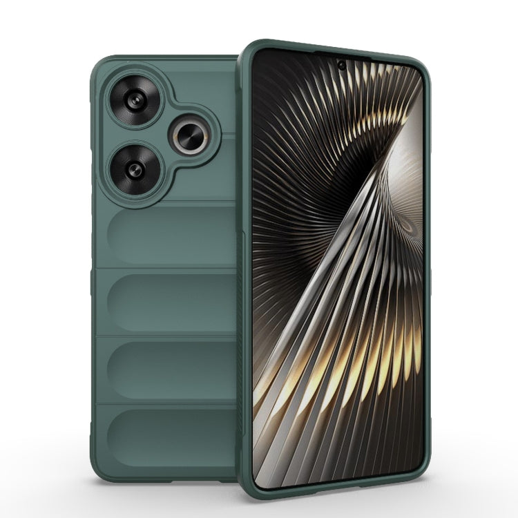 Magic Shield TPU + Flannel Phone Case, For Xiaomi Redmi Turbo 3 5G, For Xiaomi Redmi A3 4G Global
