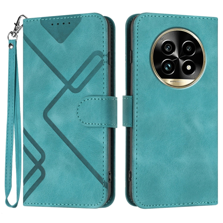 Line Pattern Skin Feel Leather Phone Case, For Realme GT7 Pro, For Realme 13 Pro / 13 Pro+ Global, For Realme GT 6 / GT 6T, For Realme C63 / C61 Global