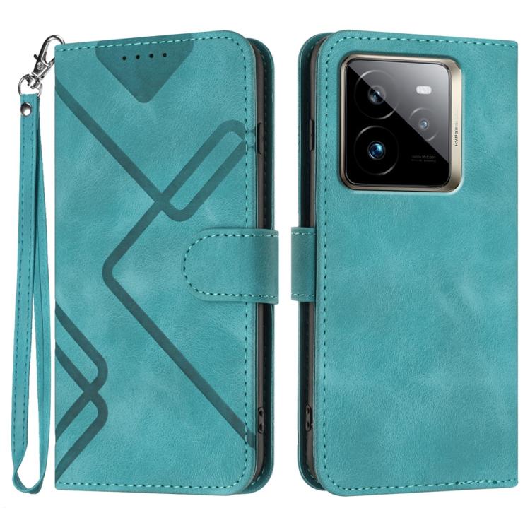 Line Pattern Skin Feel Leather Phone Case, For Realme GT7 Pro, For Realme 13 Pro / 13 Pro+ Global, For Realme GT 6 / GT 6T, For Realme C63 / C61 Global