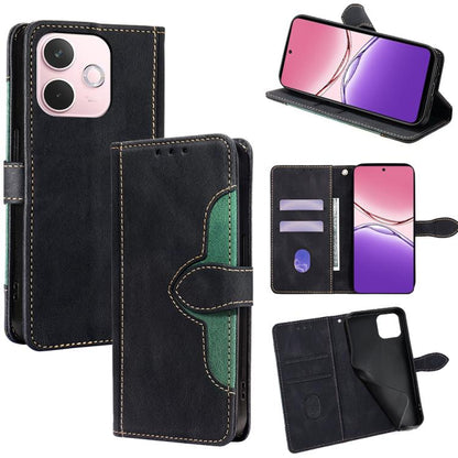 Skin Feel Magnetic Buckle Leather Phone Case, For OPPO A5 Pro 5G Global, For OPPO Reno13 F 5G / 4G, For OPPO A3 5G India, For OPPO Reno12 F 5G, For OPPO A3 Pro 5G India, For OPPO Reno12 5G Global