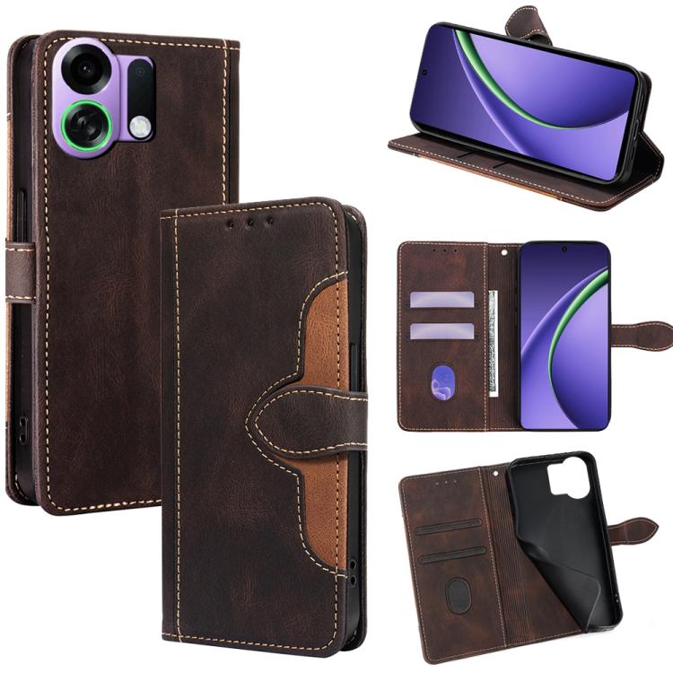Skin Feel Magnetic Buckle Leather Phone Case, For OPPO Find X9 5G, For OPPO F31 5G, For OPPO Find X9 Pro 5G, For OPPO K13 Turbo Pro 5G, For OPPO Reno14 F 5G, For OPPO A5x 5G Global