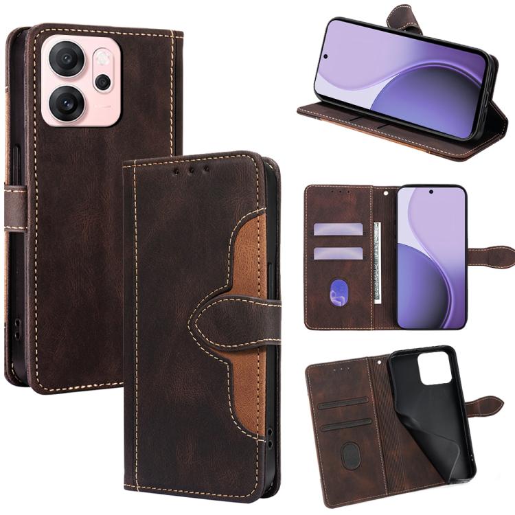 Skin Feel Magnetic Buckle Leather Phone Case, For OPPO Find X9 5G, For OPPO F31 5G, For OPPO Find X9 Pro 5G, For OPPO K13 Turbo Pro 5G, For OPPO Reno14 F 5G, For OPPO A5x 5G Global