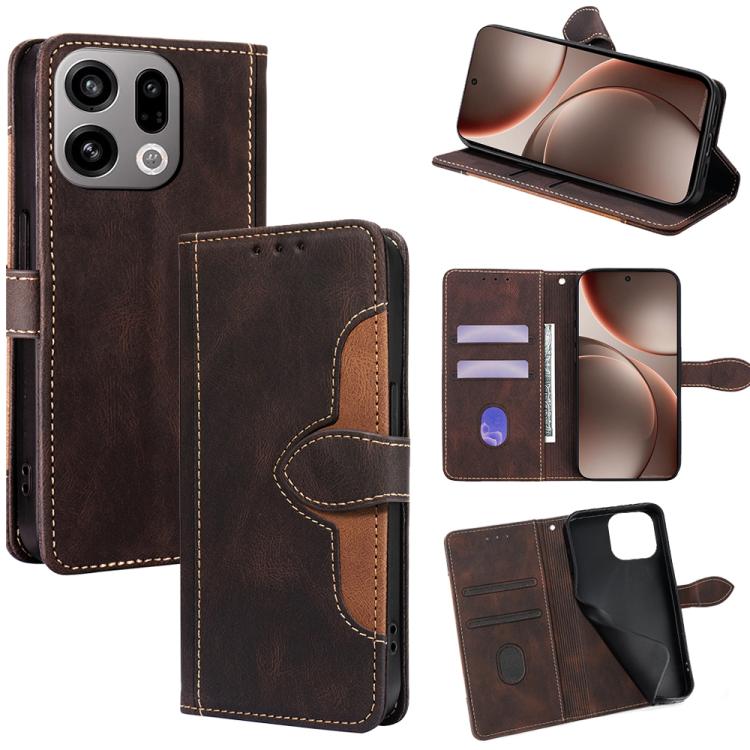 Skin Feel Magnetic Buckle Leather Phone Case, For OPPO Find X9 5G, For OPPO F31 5G, For OPPO Find X9 Pro 5G, For OPPO K13 Turbo Pro 5G, For OPPO Reno14 F 5G, For OPPO A5x 5G Global