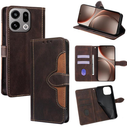 Skin Feel Magnetic Buckle Leather Phone Case, For OPPO Find X9 5G, For OPPO F31 5G, For OPPO Find X9 Pro 5G, For OPPO K13 Turbo Pro 5G, For OPPO Reno14 F 5G, For OPPO A5x 5G Global