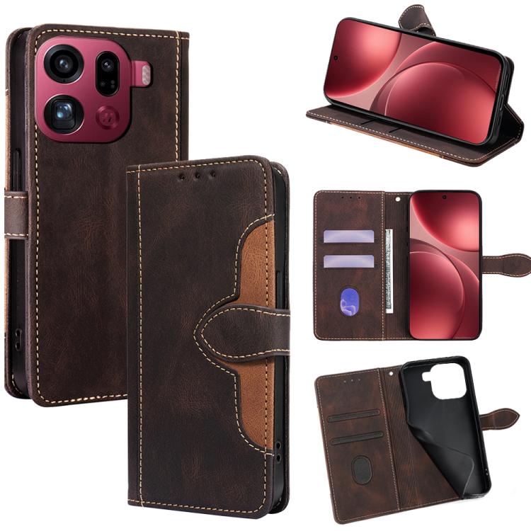 Skin Feel Magnetic Buckle Leather Phone Case, For OPPO Find X9 5G, For OPPO F31 5G, For OPPO Find X9 Pro 5G, For OPPO K13 Turbo Pro 5G, For OPPO Reno14 F 5G, For OPPO A5x 5G Global