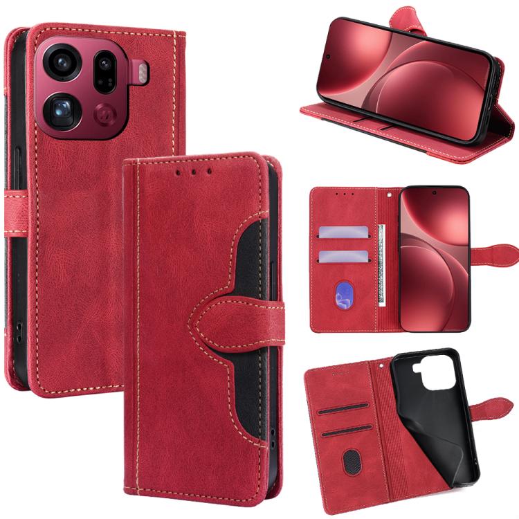 Skin Feel Magnetic Buckle Leather Phone Case, For OPPO Find X9 5G, For OPPO F31 5G, For OPPO Find X9 Pro 5G, For OPPO K13 Turbo Pro 5G, For OPPO Reno14 F 5G, For OPPO A5x 5G Global