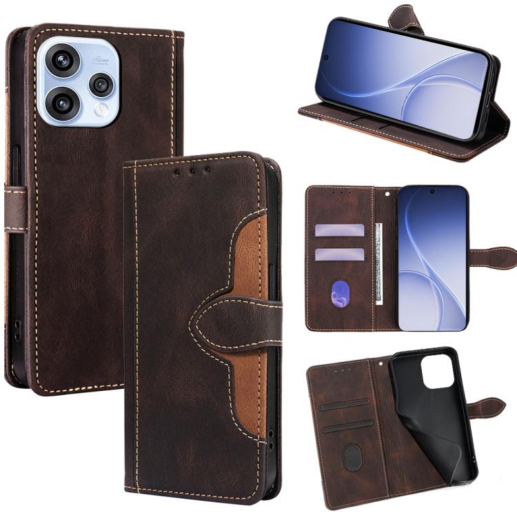 Skin Feel Magnetic Buckle Leather Phone Case, For OPPO Find X9s Pro 5G, For OPPO Find X9 Ultra 5G, For OPPO A6s 4G, For OPPO Reno15 F 5G, For OPPO A6x 4G Global, For OPPO Reno15 5G Global