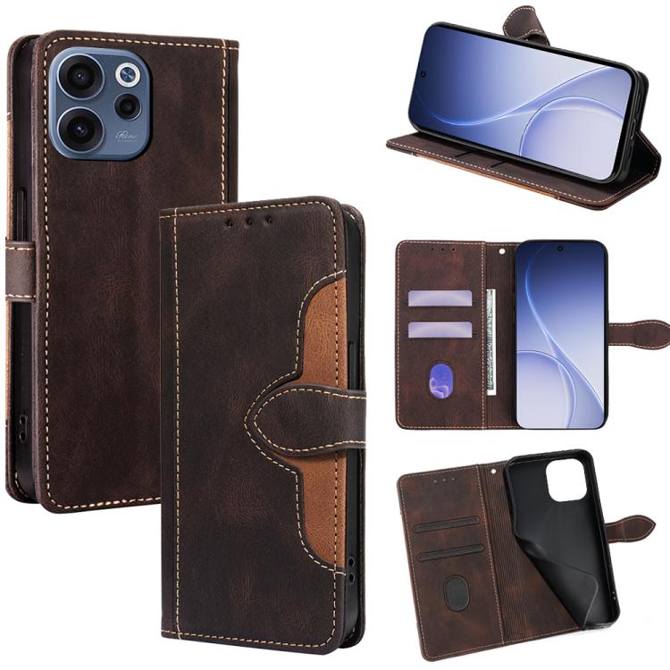 Skin Feel Magnetic Buckle Leather Phone Case, For OPPO Find X9s Pro 5G, For OPPO Find X9 Ultra 5G, For OPPO A6s 4G, For OPPO Reno15 F 5G, For OPPO A6x 4G Global, For OPPO Reno15 5G Global