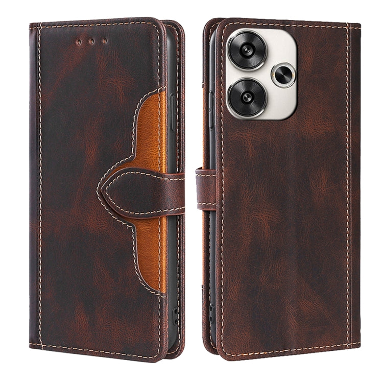 Skin Feel Magnetic Buckle Leather Phone Case, For Xiaomi Redmi Turbo 3 5G, For Xiaomi Civi 4 Pro, For Xiaomi Redmi A3 4G, For Xiaomi Redmi Note 13 4G, For Xiaomi Redmi Note 13R Pro 5G, For Xiaomi Redmi 12 4G