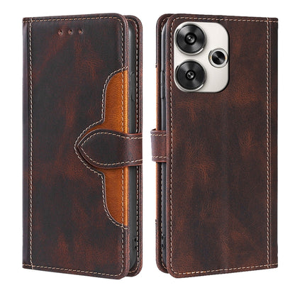 Skin Feel Magnetic Buckle Leather Phone Case, For Xiaomi Redmi Turbo 3 5G, For Xiaomi Civi 4 Pro, For Xiaomi Redmi A3 4G, For Xiaomi Redmi Note 13 4G, For Xiaomi Redmi Note 13R Pro 5G, For Xiaomi Redmi 12 4G