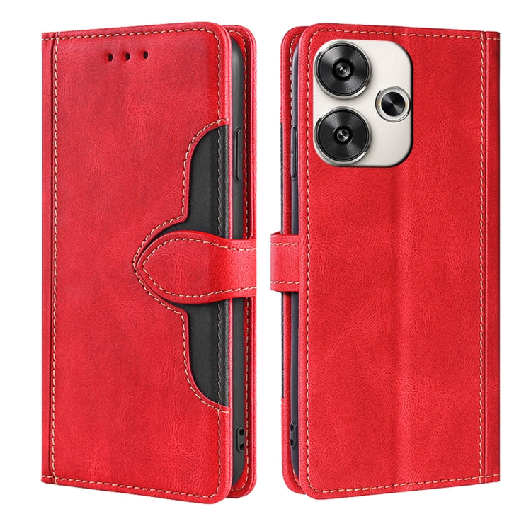 Skin Feel Magnetic Buckle Leather Phone Case, For Xiaomi Redmi Turbo 3 5G, For Xiaomi Civi 4 Pro, For Xiaomi Redmi A3 4G, For Xiaomi Redmi Note 13 4G, For Xiaomi Redmi Note 13R Pro 5G, For Xiaomi Redmi 12 4G
