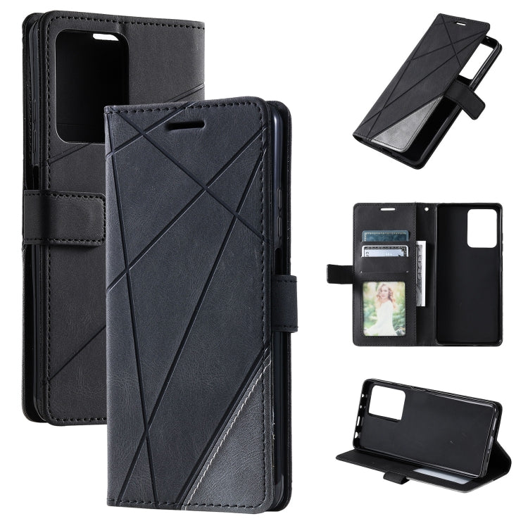 Skin Feel Splicing Leather Phone Case, For Redmi Note 12 4G Global, For Redmi 12C, For Redmi Note 12 Pro+, For Redmi Note 12 Pro 5G Global