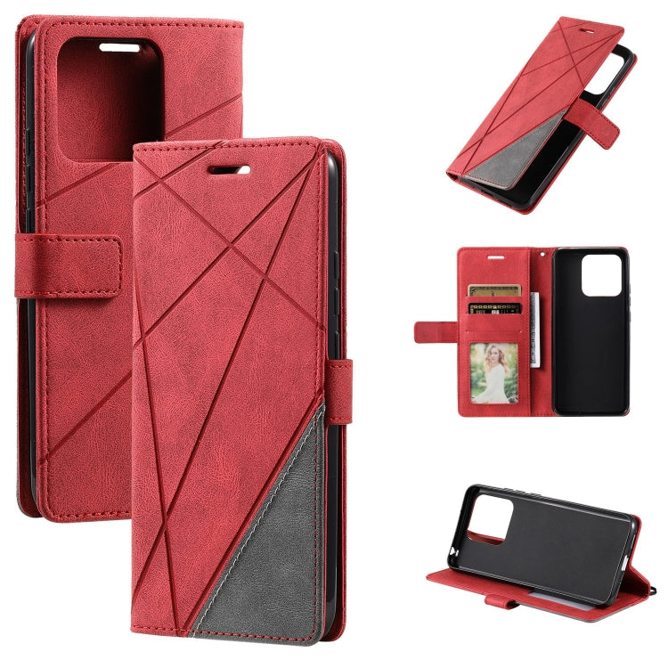Skin Feel Splicing Leather Phone Case, For Xiaomi 13