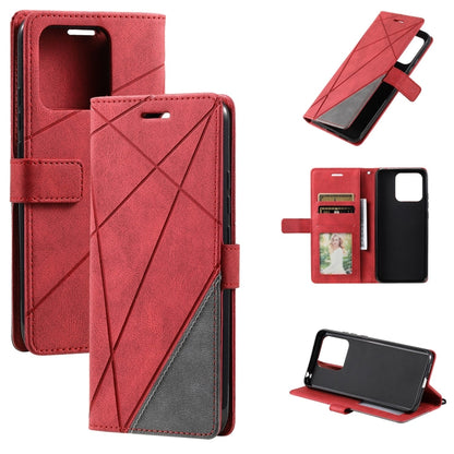 Skin Feel Splicing Leather Phone Case, For Redmi Note 12 4G Global, For Redmi 12C, For Redmi Note 12 Pro+, For Redmi Note 12 Pro 5G Global