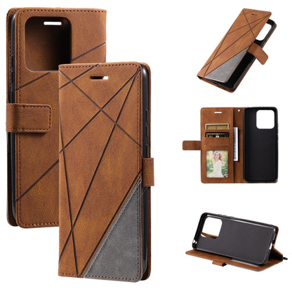 Skin Feel Splicing Leather Phone Case, For Redmi Note 12 4G Global, For Redmi 12C, For Redmi Note 12 Pro+, For Redmi Note 12 Pro 5G Global
