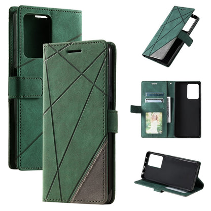 Skin Feel Splicing Leather Phone Case, For Redmi 12 4G, For Xiaomi POCO F5, For Redmi K60 / K60 Pro, For Redmi Note 12S 4G Global