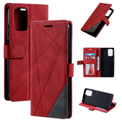 Skin Feel Splicing Leather Phone Case, For Redmi 12 4G, For Xiaomi POCO F5, For Redmi K60 / K60 Pro, For Redmi Note 12S 4G Global