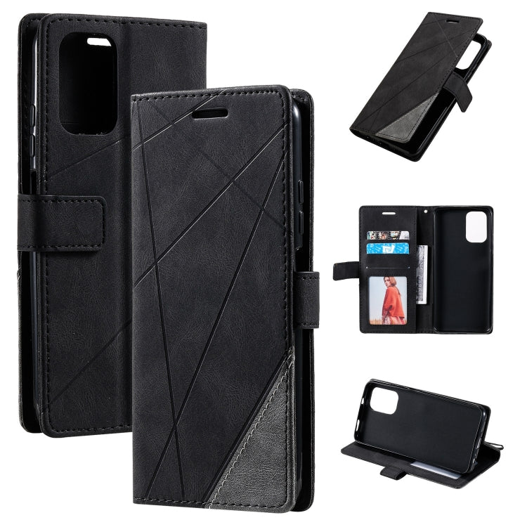Skin Feel Splicing Leather Phone Case, For Redmi 12 4G, For Xiaomi POCO F5, For Redmi K60 / K60 Pro, For Redmi Note 12S 4G Global