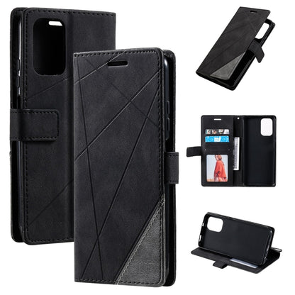 Skin Feel Splicing Leather Phone Case, For Redmi 12 4G, For Xiaomi POCO F5, For Redmi K60 / K60 Pro, For Redmi Note 12S 4G Global