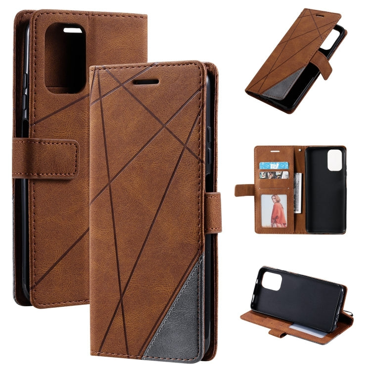 Skin Feel Splicing Leather Phone Case, For Redmi 12 4G, For Xiaomi POCO F5, For Redmi K60 / K60 Pro, For Redmi Note 12S 4G Global
