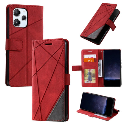 Skin Feel Splicing Leather Phone Case, For Redmi 12 4G, For Xiaomi POCO F5, For Redmi K60 / K60 Pro, For Redmi Note 12S 4G Global