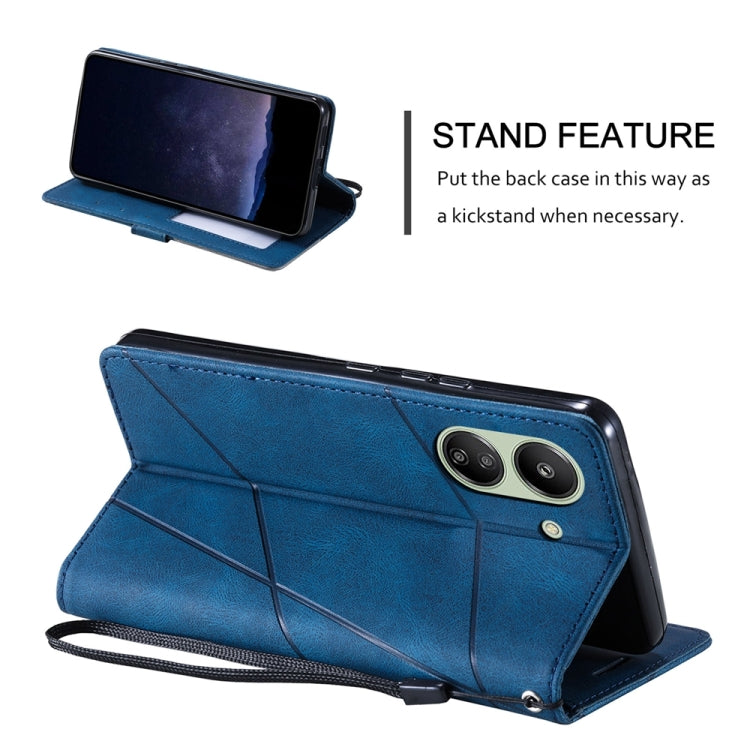 Skin Feel Splicing Leather Phone Case, For Xiaomi Redmi 13C, For Xiaomi Redmi Note 13 Pro+, For Xiaomi Redmi Note 13 Pro 5G, For Xiaomi 13T / Redmi K60 Ultra