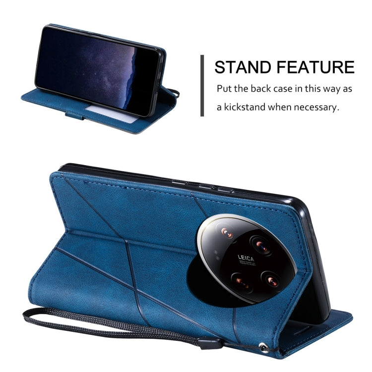 Skin Feel Splicing Leather Phone Case, For Xiaomi 14 Ultra, For Xiaomi 14 Pro, For Xiaomi 14, For Xiaomi Redmi Note 13 5G