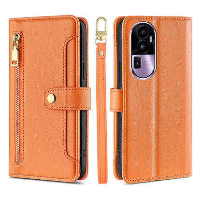 Sheep Texture Cross-body Zipper Wallet Leather Phone Case, For OPPO A78 4G, For OPPO Reno10 Pro+ 5G, For OPPO A1 5G, For OPPO Reno8 T 4G