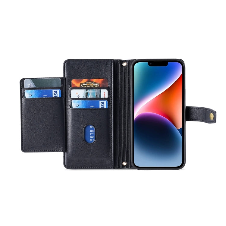 Sheep Texture Cross-body Zipper Wallet Leather Phone Case, For OPPO A2 Pro 5G, For OPPO A58 4G, For OPPO Reno10 5G / Reno10 Pro 5G Global, For OPPO Reno10 5G Global