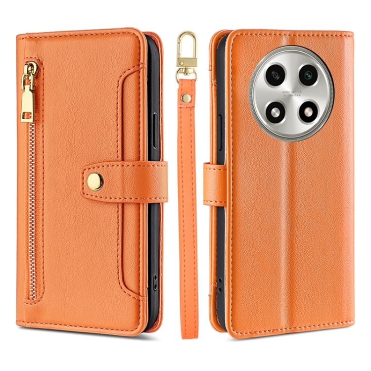 Sheep Texture Cross-body Zipper Wallet Leather Phone Case, For OPPO A2 Pro 5G, For OPPO A58 4G, For OPPO Reno10 5G / Reno10 Pro 5G Global, For OPPO Reno10 5G Global