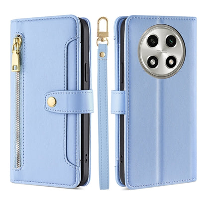 Sheep Texture Cross-body Zipper Wallet Leather Phone Case, For OPPO A2 Pro 5G, For OPPO A58 4G, For OPPO Reno10 5G / Reno10 Pro 5G Global, For OPPO Reno10 5G Global
