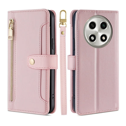 Sheep Texture Cross-body Zipper Wallet Leather Phone Case, For OPPO A2 Pro 5G, For OPPO A58 4G, For OPPO Reno10 5G / Reno10 Pro 5G Global, For OPPO Reno10 5G Global