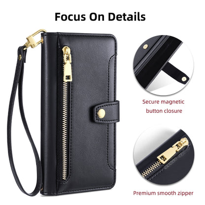 Sheep Texture Cross-body Zipper Wallet Leather Phone Case, For OPPO Reno8 T 5G / A1 Pro 5G, For OPPO Reno7 4G / F21 Pro 4G, For OPPO Find X5 Pro