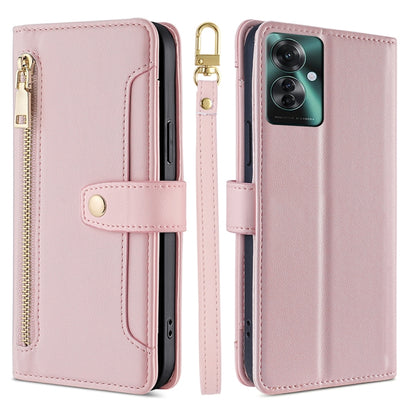 Sheep Texture Cross-body Zipper Wallet Leather Phone Case, For OPPO Reno11 F 5G, For OPPO Find X7 5G, For OPPO Find X7 Ultra 5G, For OPPO A38 4G / A18 4G