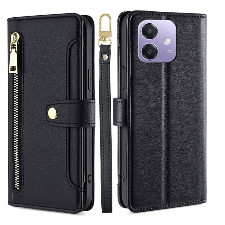 Sheep Texture Cross-body Zipper Wallet Leather Phone Case, For OPPO Find X8s 5G, For OPPO Find X8 Ultra 5G, For OPPO Reno13 F 5G / 4G, For OPPO A3 5G India