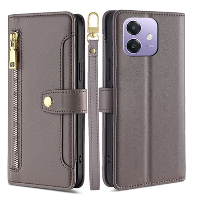 Sheep Texture Cross-body Zipper Wallet Leather Phone Case, For OPPO Find X8s 5G, For OPPO Find X8 Ultra 5G, For OPPO Reno13 F 5G / 4G, For OPPO A3 5G India