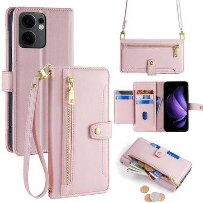 Sheep Texture Cross-body Zipper Wallet Leather Phone Case, For OPPO Find X8s 5G, For OPPO Find X8 Ultra 5G, For OPPO Reno13 F 5G / 4G, For OPPO A3 5G India