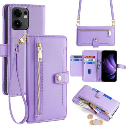 Sheep Texture Cross-body Zipper Wallet Leather Phone Case, For OPPO Find X8s 5G, For OPPO Find X8 Ultra 5G, For OPPO Reno13 F 5G / 4G, For OPPO A3 5G India